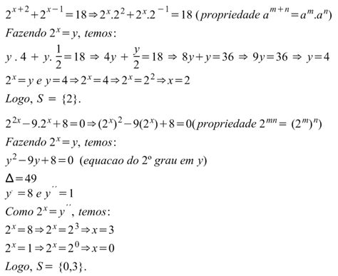 Equações Exponenciais