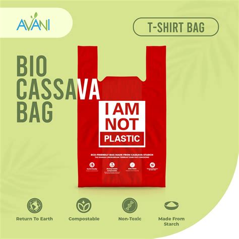 Jual Kantong Singkong Medium Red Cassava Bag Plastik Ramah Lingkungan