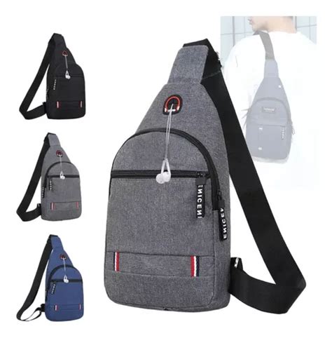 Bolsa Tiracolo Masculina Pochete Transversal Ombro Peitoral