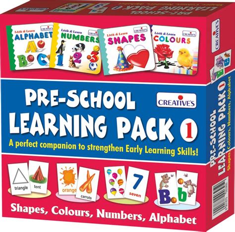 Buy Creative Educational Aids P Ltd Pre School Learning Pack 1 Shapes