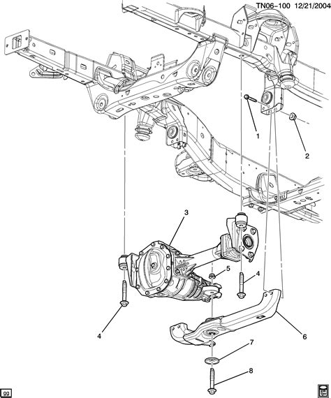 Hummer H3 N1 Drive Axle Mountingfront Epc Online