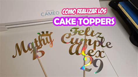 Como Hacer Un Cake Topper Facil Y Sencillo Youtube