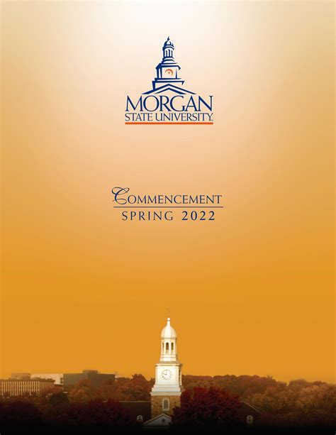 Spring 2022 Commencement Program By Morgan State University Issuu