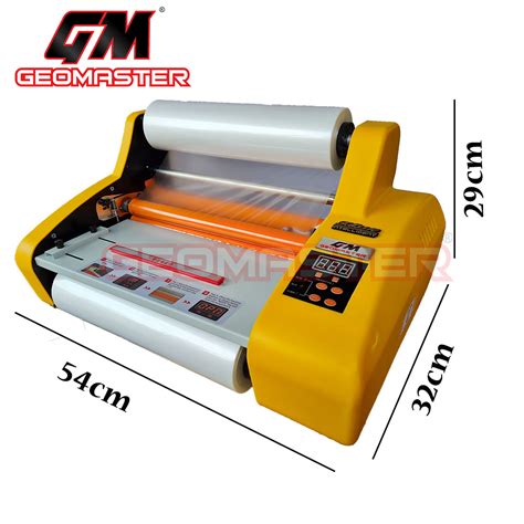 Geomaster A3 Laminating Machine Roll Laminate Machine 13 Width Cold