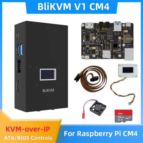 Blikvm V1 Cm4 Kvm Over Ip 1920 1080 60hz Hdmi Compatible Video Capture