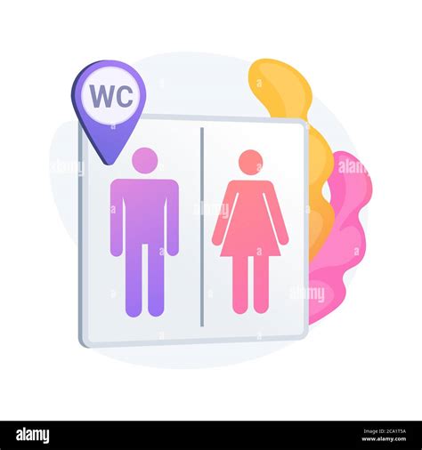 Public Restrooms Vector Concept Metaphor Stock Vector Image Art Alamy