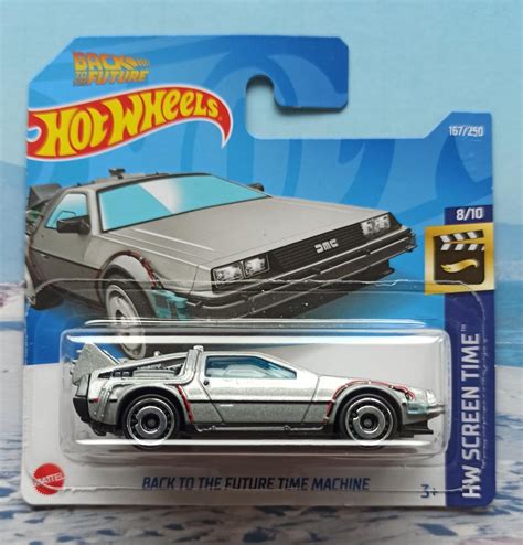 Delorean Dmc Back To Future Time Machine Hw Screen Time Hotwheels Aukro