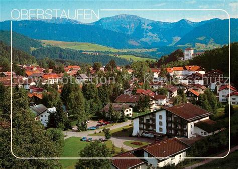 AK Ansichtskarte Oberstaufen Panorama Oberstaufen Nr Kp30124