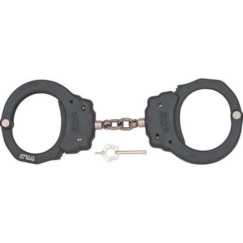 Asp Law Enforcement Tactical Handcuffs All Black Construction With