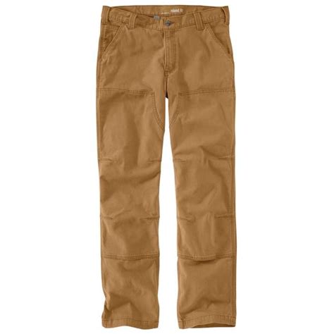 Carhartt Mens Rugged Flex Rigby Double Front Pants Hickory 40x30 102802918 40x30 Blains