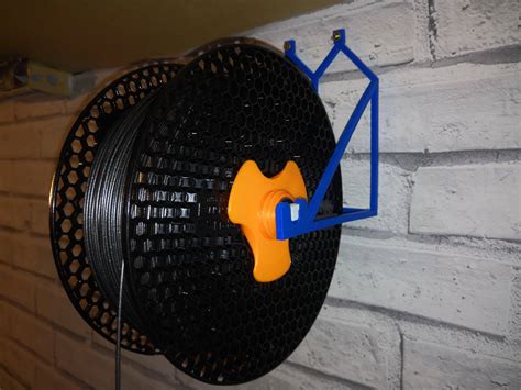 Spool Holder for auto-rewind, Wall mounted by bmsleight | Download free STL model | Printables.com