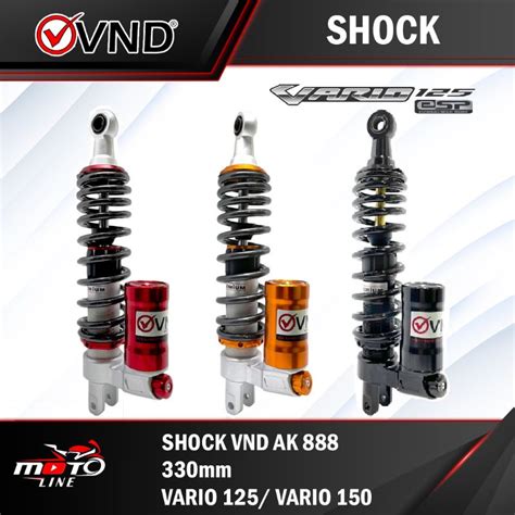 Jual Shock Tabung Bawah VND AK 888 B1 Vario 125 Vario 150 330mm