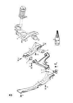 Opel Ascona C Front Axle And Suspension Opel Epc Online