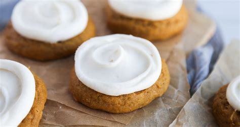 Frosted Pumpkin Cookies Cake Me Home Tonight