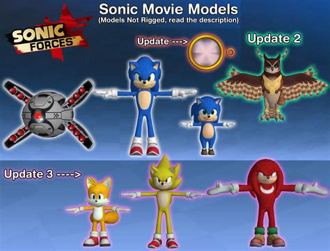 Sonic Forces Sonic Movie Models Xps Obj By 972otev On Deviantart