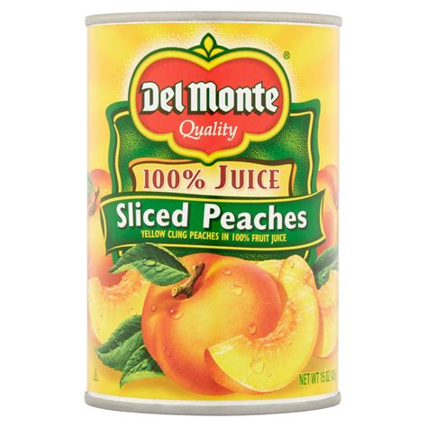 Del Monte Canned Peaches Nutrition Facts - Nutrition Pics