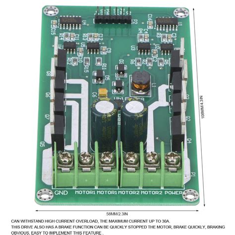 Dual Motor Driver Module Board H Bridge Dc Mosfet Irf