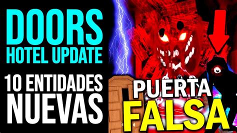 Doors Hotel Update Nuevas Y Terror Ficas Entidades Youtube