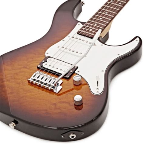 Yamaha Pacifica Pac Vqm Tbs String Electric Guitar Tobacco Brown