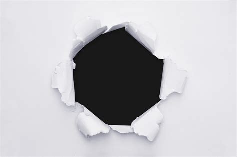 Transparent hole in paper (PNG) - PSDgraphics