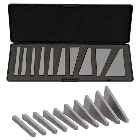 Mitutoyo 981-101 Angle Block Set 10 Pieces 20 Seconds Accuracy Test ...