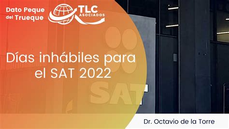 Días inhábiles para el SAT 2022 YouTube