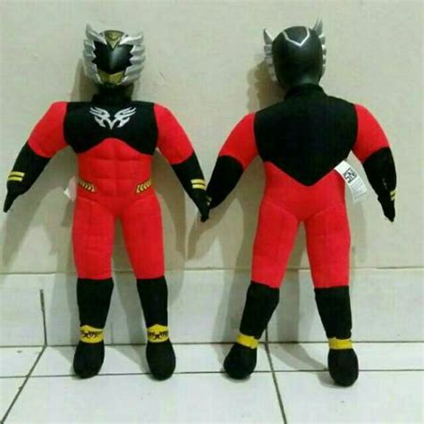 Jual Boneka Superhero Bima X Satria Garuda Kepala Karet Kado Hadiah