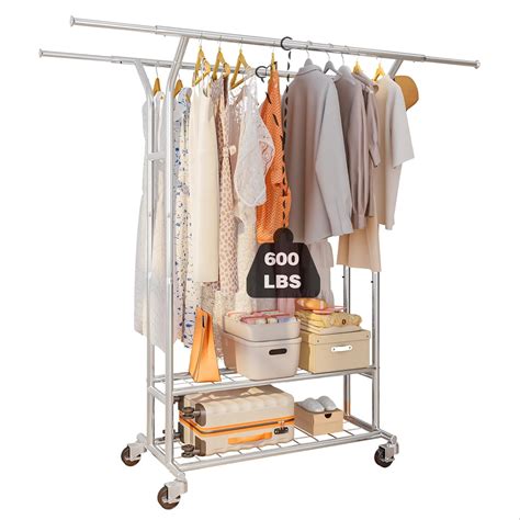 Amazon Heavy Duty Clothing Racks For Hanging Clothes 620lbs Load