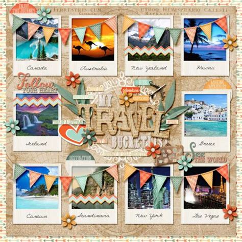 12 Travel Scrapbook Layout Ideas – Scrap Booking