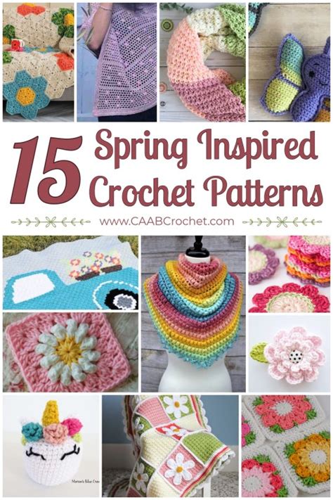 Spring Crochet Patterns - Cute As A Button Crochet & Craft