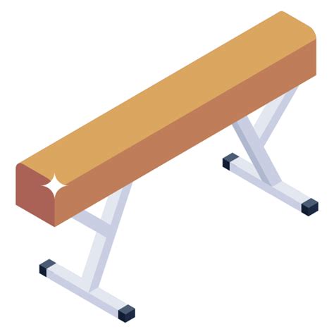 Bench Press Generic Isometric Icon