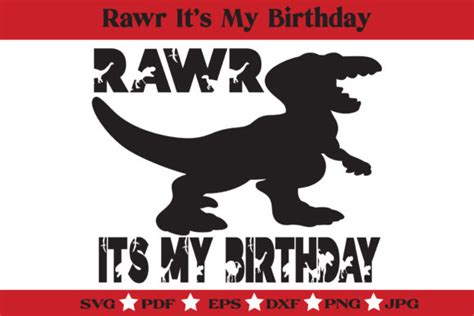 Dinosaur Birthday Boy Svg T Rex Birthday Cut Files Boys T