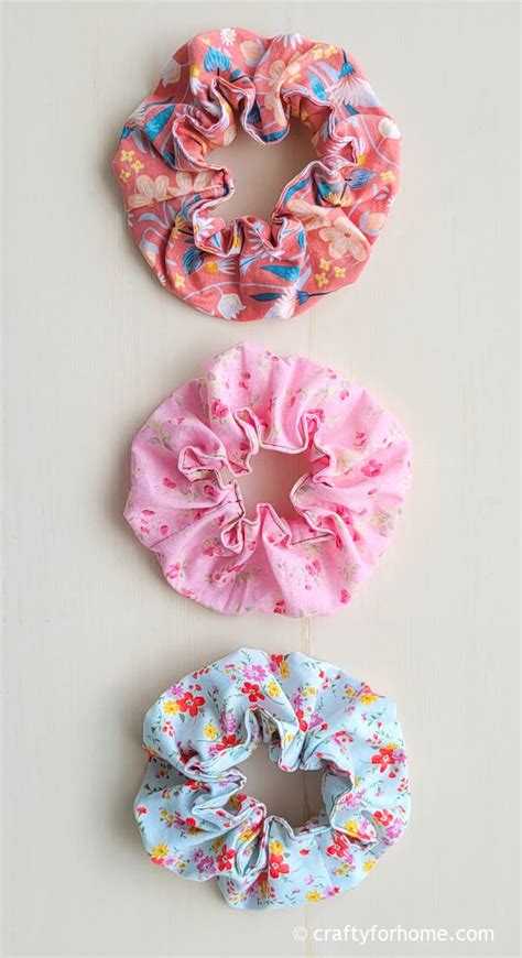 Hair Scrunchie Sewing DIY Projects