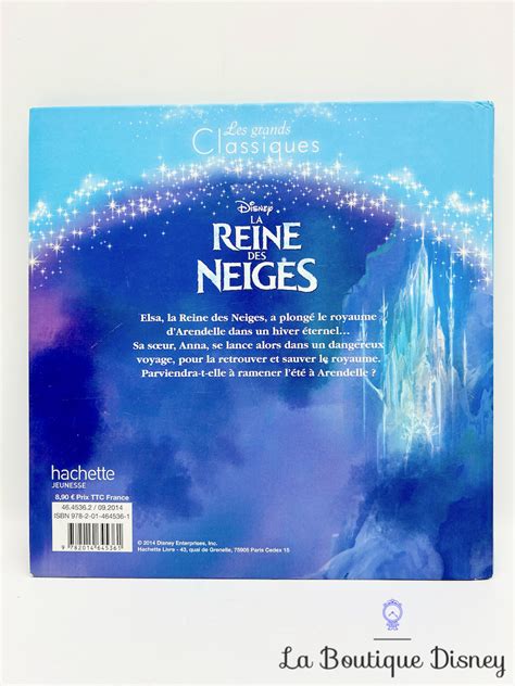 Livre La Reine Des Neiges Les Grands Classiques Disney Princesses