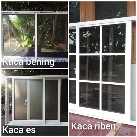 Jual Kusen Dan Jendela Aluminium Sliding Plus Kawat Nyamuk Uk LxT 120