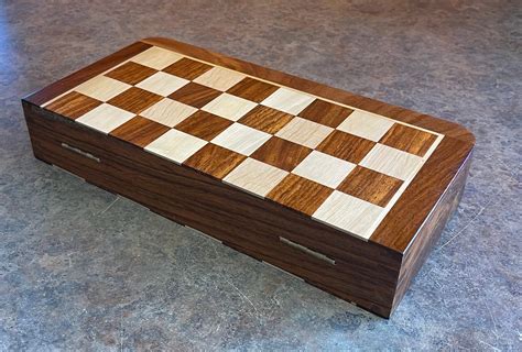 Modern Solid Wood Travel Chess Set By Dal Negro For Sale At 1stDibs