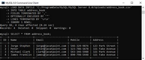 How To Import Data Into A Table In Mysql