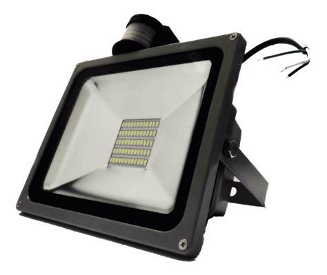 Reflector Led W Con Sensor De Movimiento En Mercado Libre