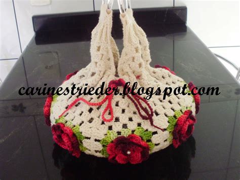 Carine Strieder Crochet Designer Porta Pratos Em Croch Flores