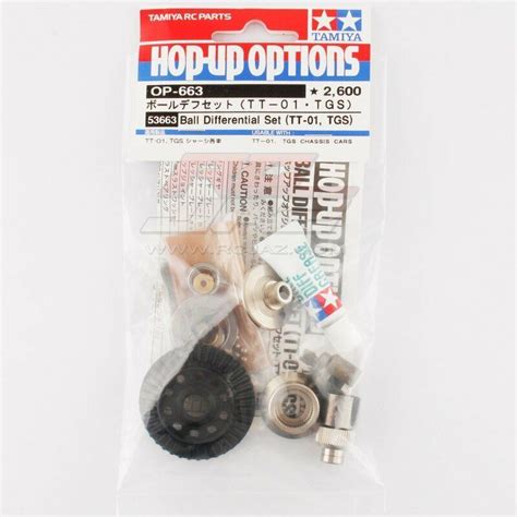 Tamiya 53663 Ball Differential Diff Set For Tt01tt01dtt01etype Etgs