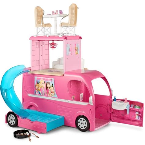 Shop Barbie Pink Pop-up Camper Toy - Free Shipping Today - Overstock ...