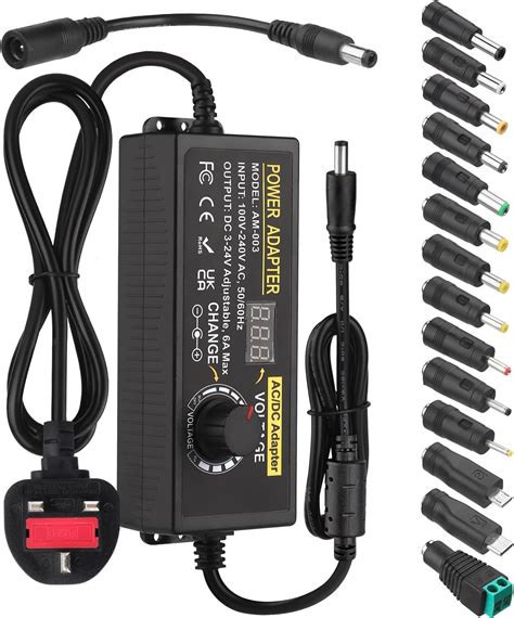 Universal Power Adapter V V A W Dc Power Supply V V V V V