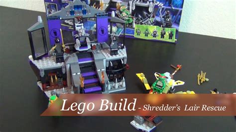 Let S Build Lego Ninja Turtles Shredder S Lair Rescue Set 79122 Youtube