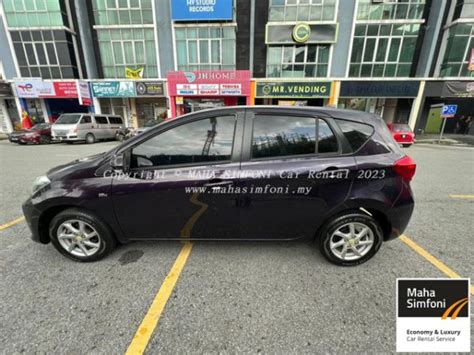 Myvi 1 3 Standard A Dark Purple Maha Simfoni Kereta Sewa Car