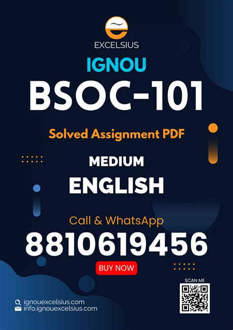 IGNOU BSOC 101 English 2023 24 Solved Assignment Ignouexcelsius