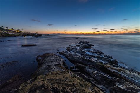 La Jolla Cove Sunset Long Exposure Sunset At La Jolla Cove Brad