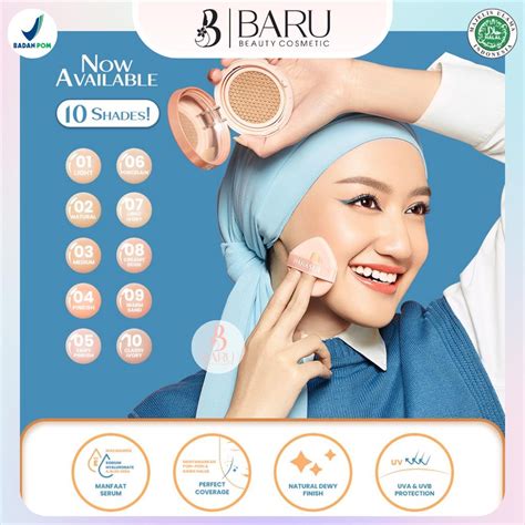 Jual HANASUI Serum Cushion Coverage Wajah Perfect Coverage Light