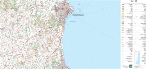 Frederikshavn (1:50,000 scale) Map by Kortforsyningen | Avenza Maps