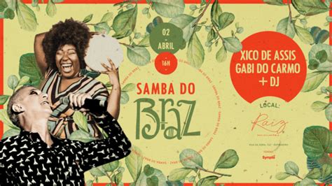 Samba Do Braz 02 De Abril De 2022 Em Recife Sympla