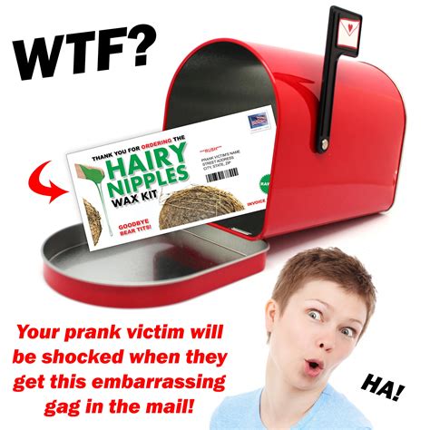 Hairy Nips Prank Joke Mail Letter Sent 100 Anonymous Directly To Your Friends For Humor And